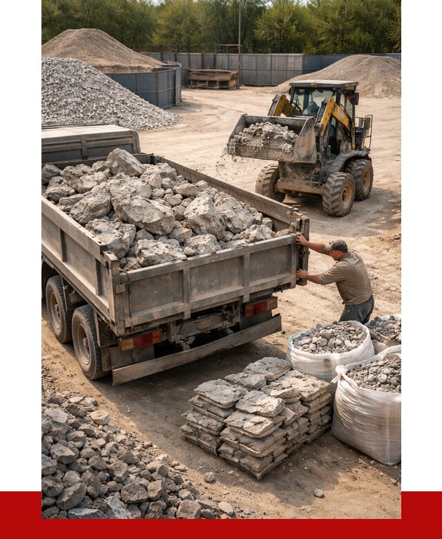 Купить бой бетона с доставкой в Новотроицке от 5025 р. | ПРОНЕРУДНвт