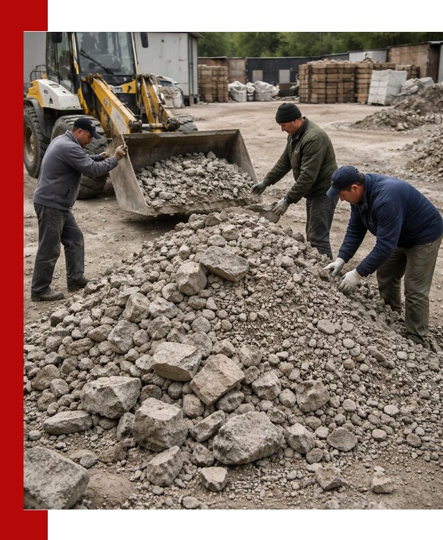 Демонтаж и вывоз бой бетона в Новотроицке