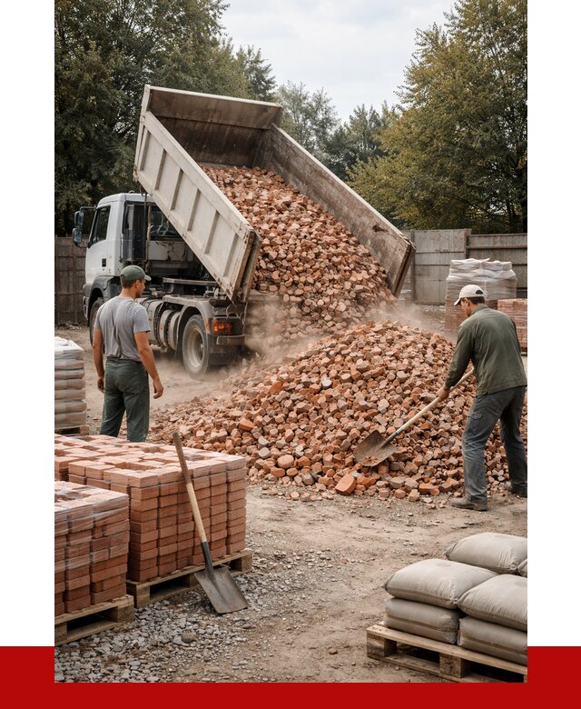 Бой кирпича в Новотроицке с доставкой от 4397 руб/куб | ПРОНЕРУДНвт