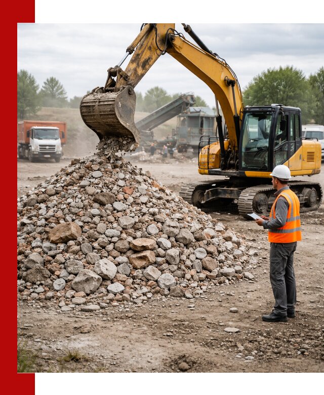 Доставка и вывоз строительного боя в Новотроицке