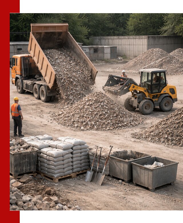 Вторичные материалы для отсыпки в Новотроицке — поставка и доставка