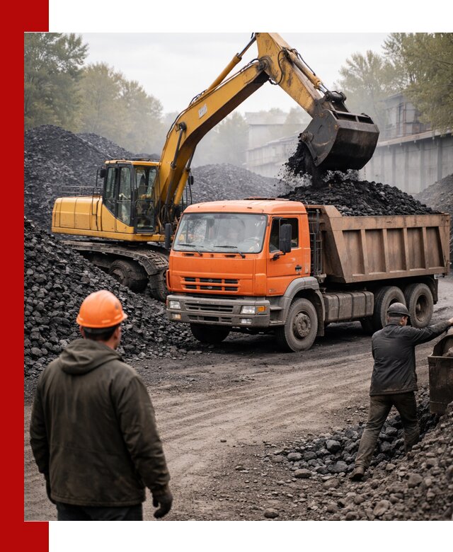 Доставка угля автотранспортом в Новотроицке быстро и выгодно