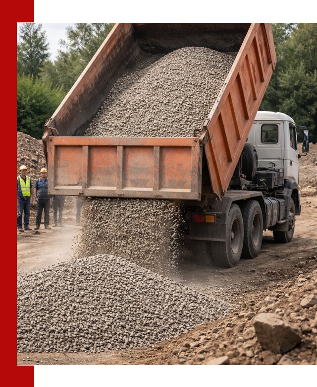 Доставка сыпучих материалов самосвалом в Новотроицке быстро и надежно