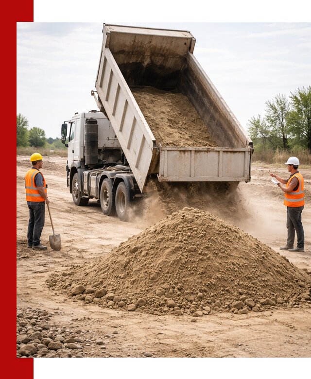 Доставка самосвалом 15 кубов в Новотроицке за город и по городу