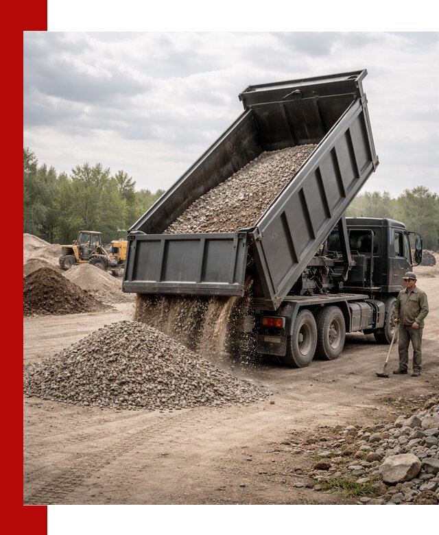 Доставка самосвалом 30 м3 по выгодным ценам в Новотроицке