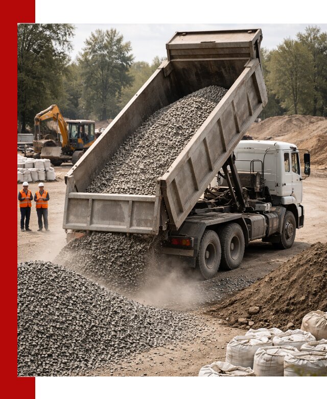 Аренда самосвала в Новотроицке для доставки сыпучих и нерудных материалов