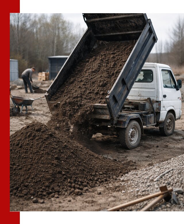 Аренда минисамосвала в Новотроицке для доставки сыпучих материалов