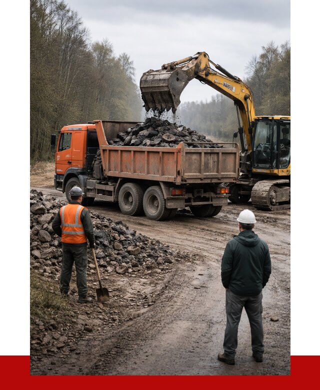 Вывоз асфальта в Новотроицке от 4711 р. самосвалом ПРОНЕРУДНвт