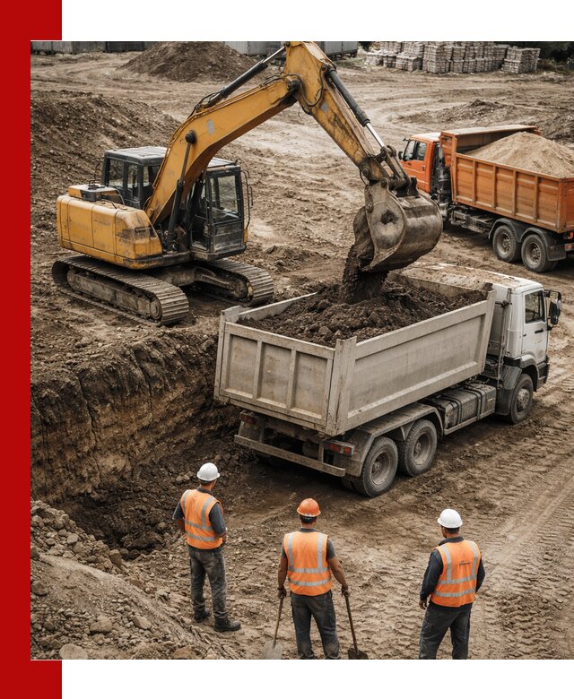 Разработка грунта для строительства и благоустройства в Новотроицке