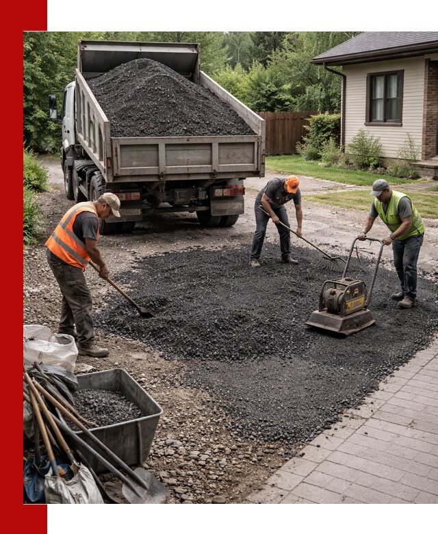Асфальтовая крошка для двора с доставкой в Новотроицке